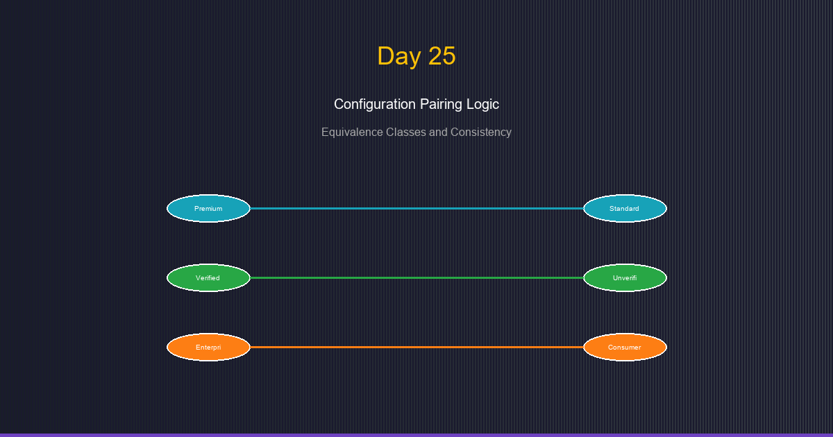 Day 25: Configuration Pairing Logic and Equivalence Classes