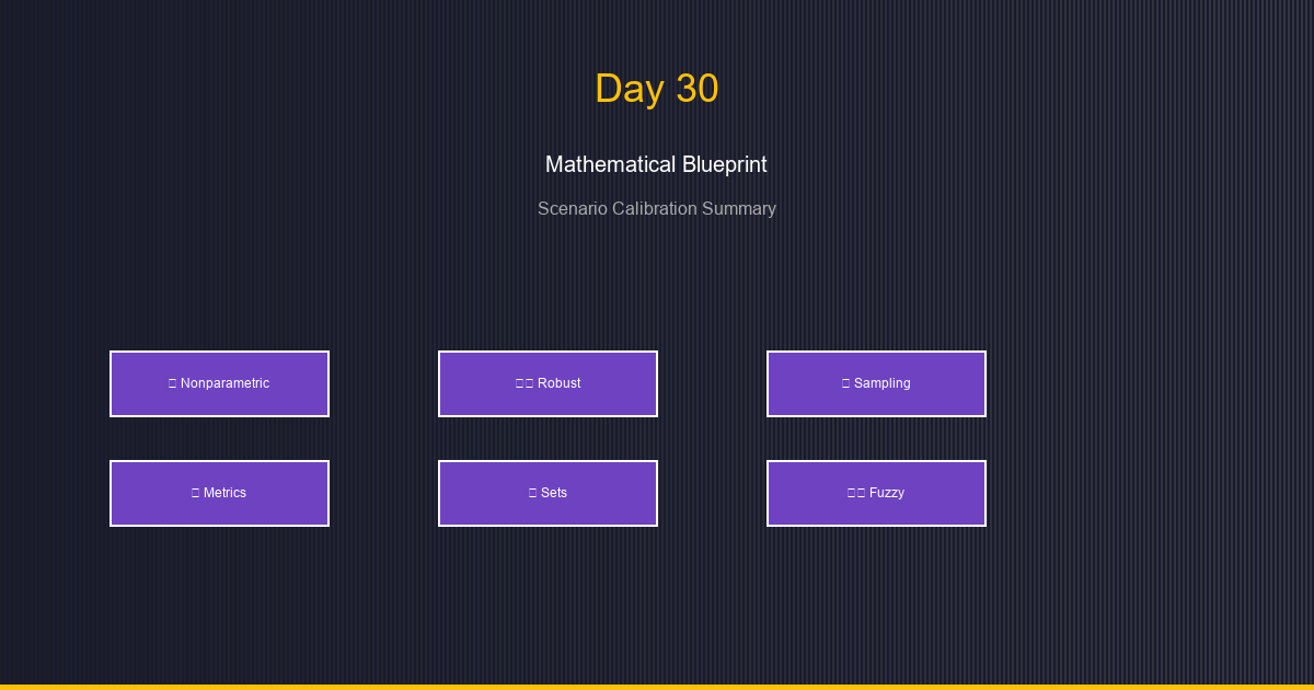 Day 30: A Mathematical Blueprint for Robust Decision Frameworks