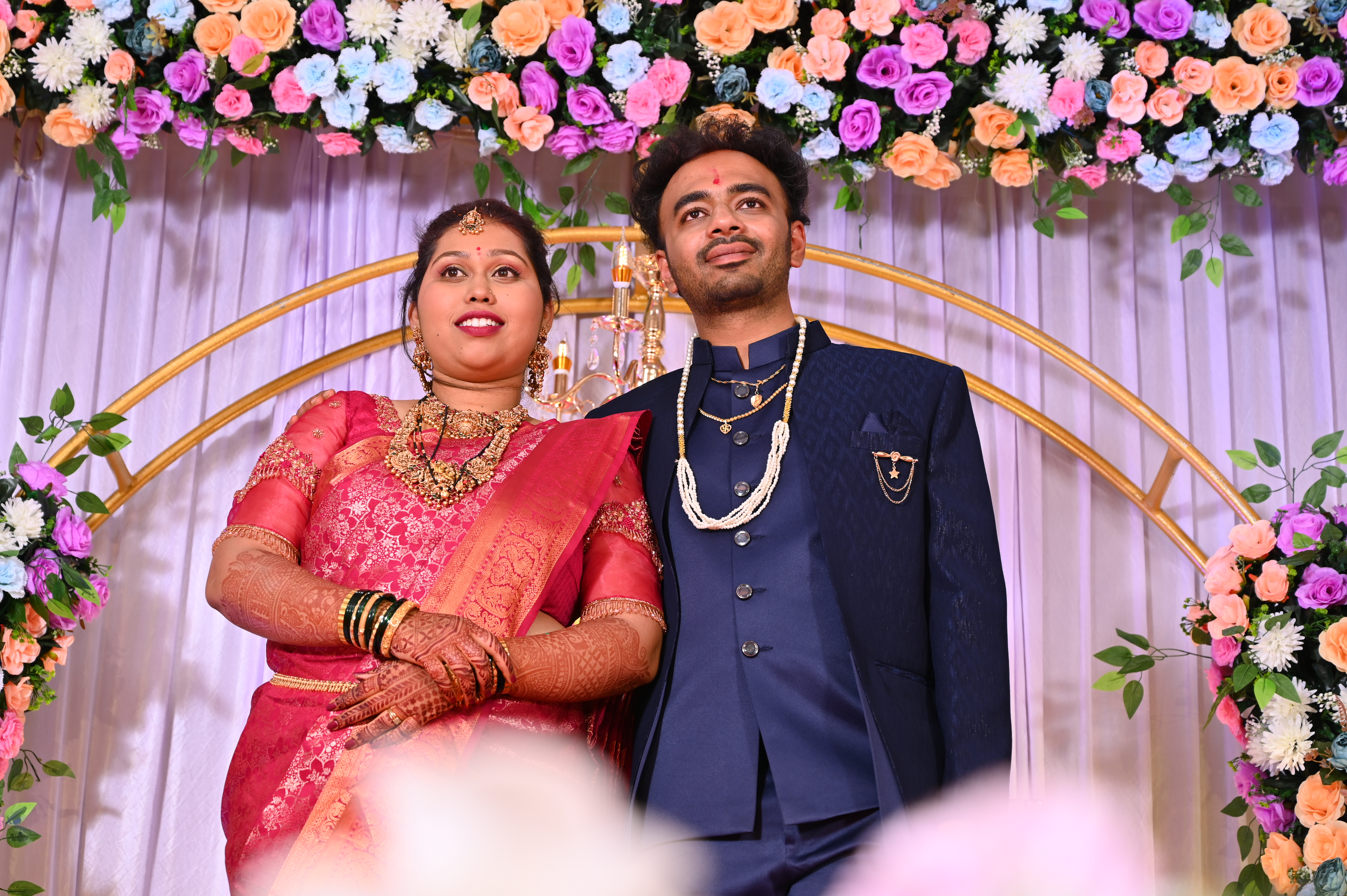 The Reception — our first evening as husband and wife