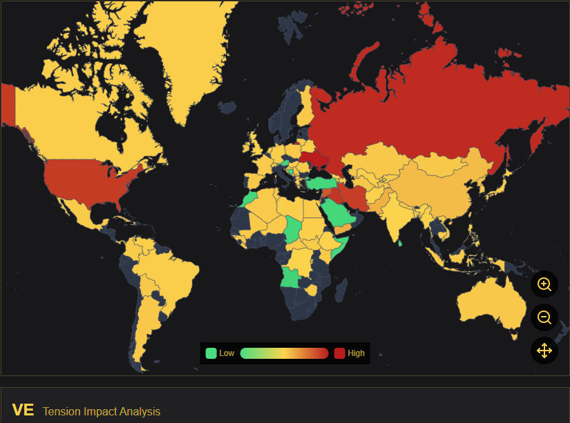 Geopolitics – world map